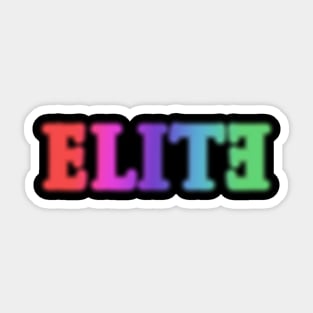 Elite LGBTQ Sticker